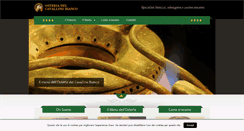 Desktop Screenshot of osteriadelcavallinobianco.com